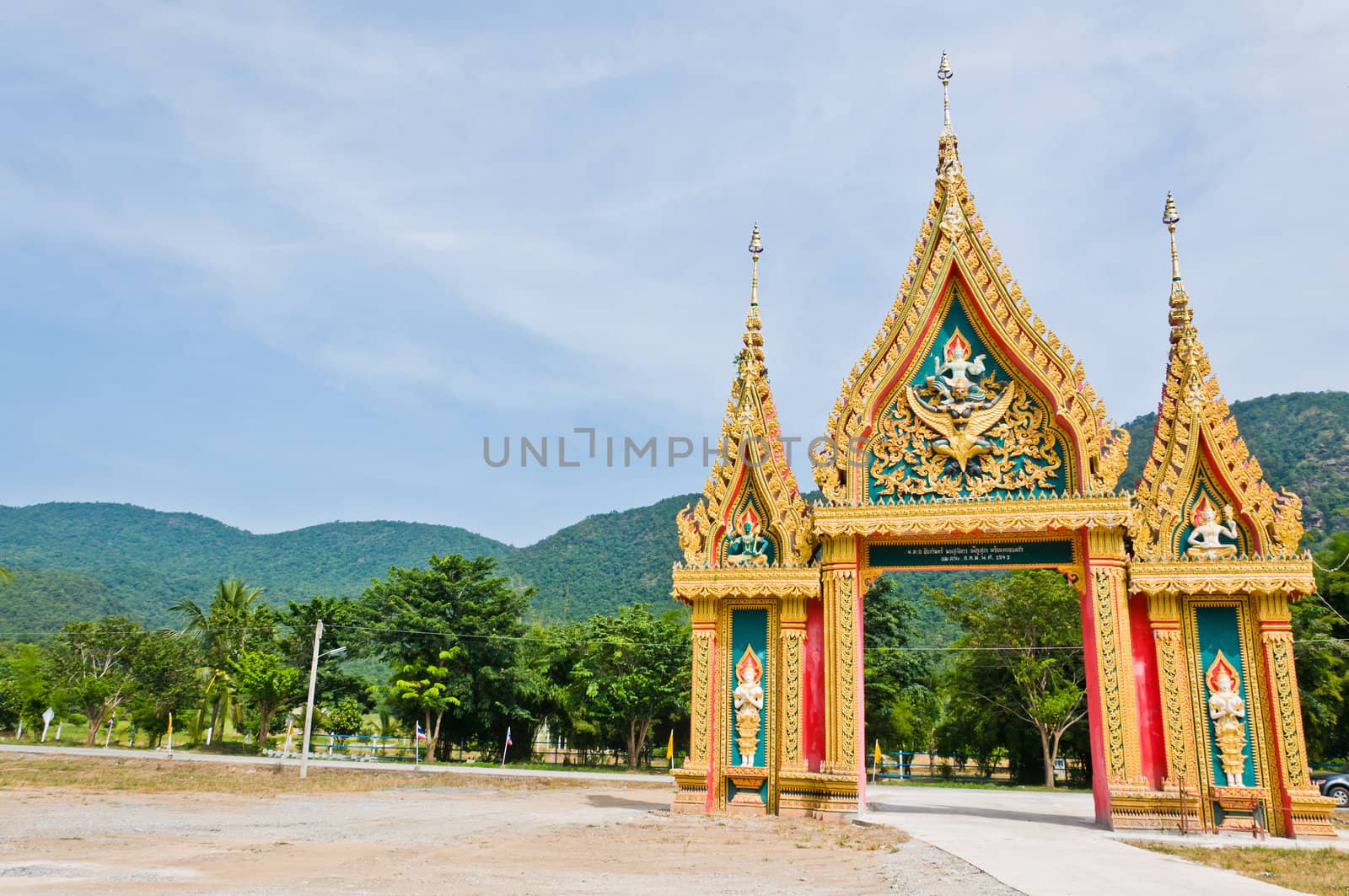 Decorate Main entrance temple