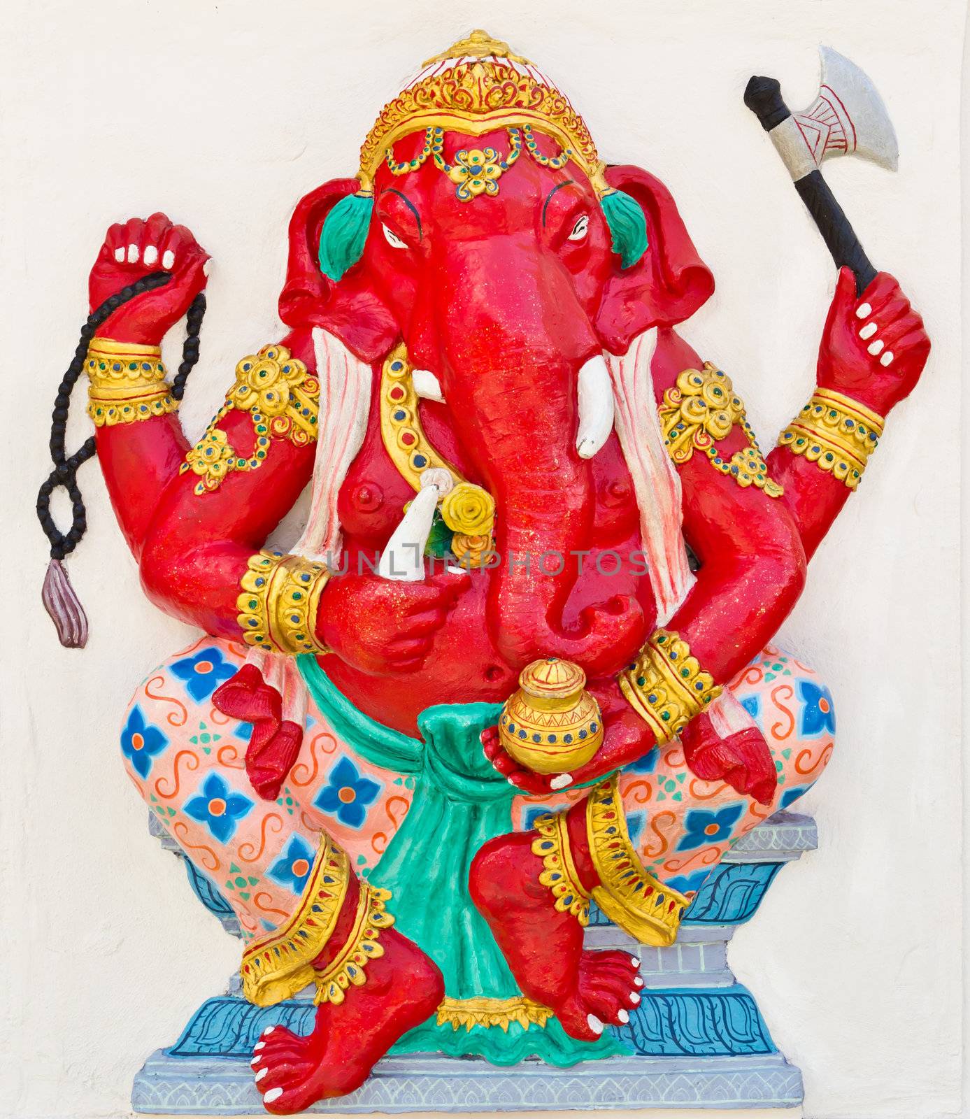 Indian or Hindu God Named Dhundhi Ganapati by tungphoto