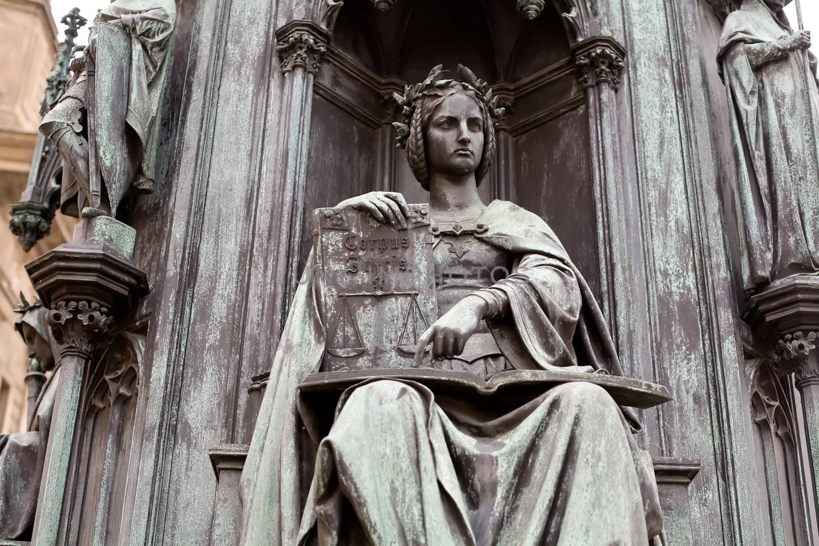 An image of an old monument in Prague