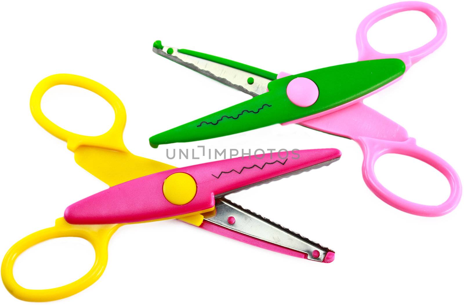 Scissors isolated on white background,