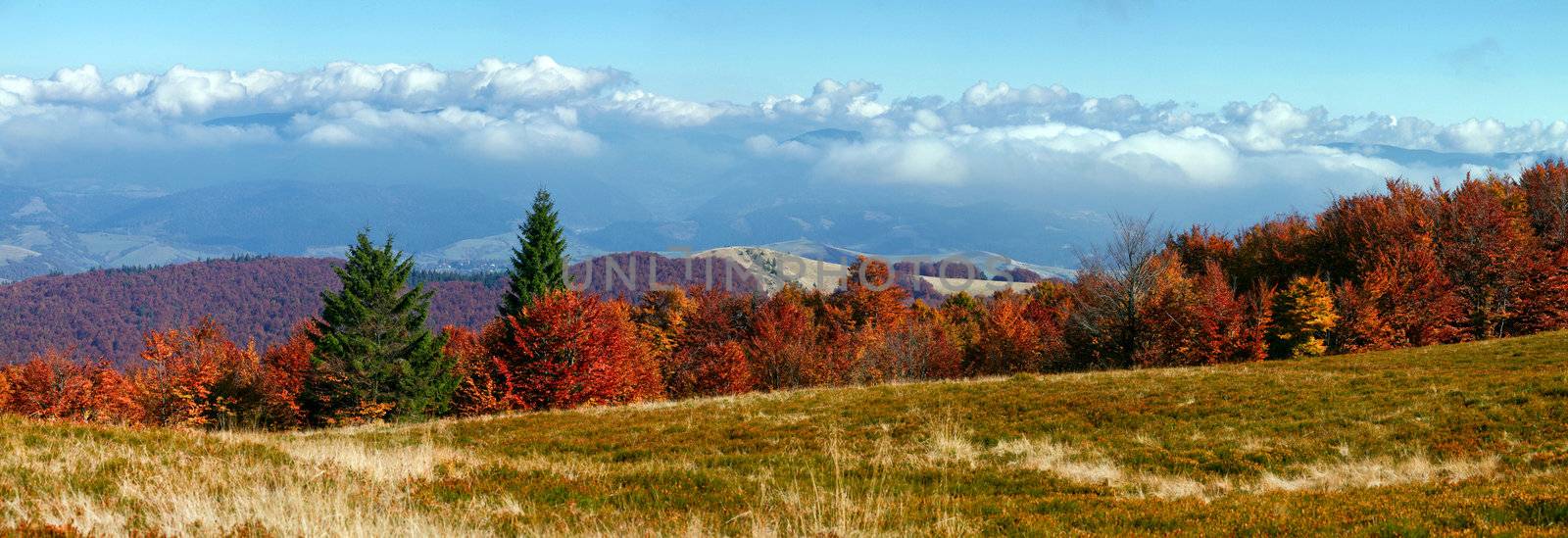 Autumn mountains by velkol