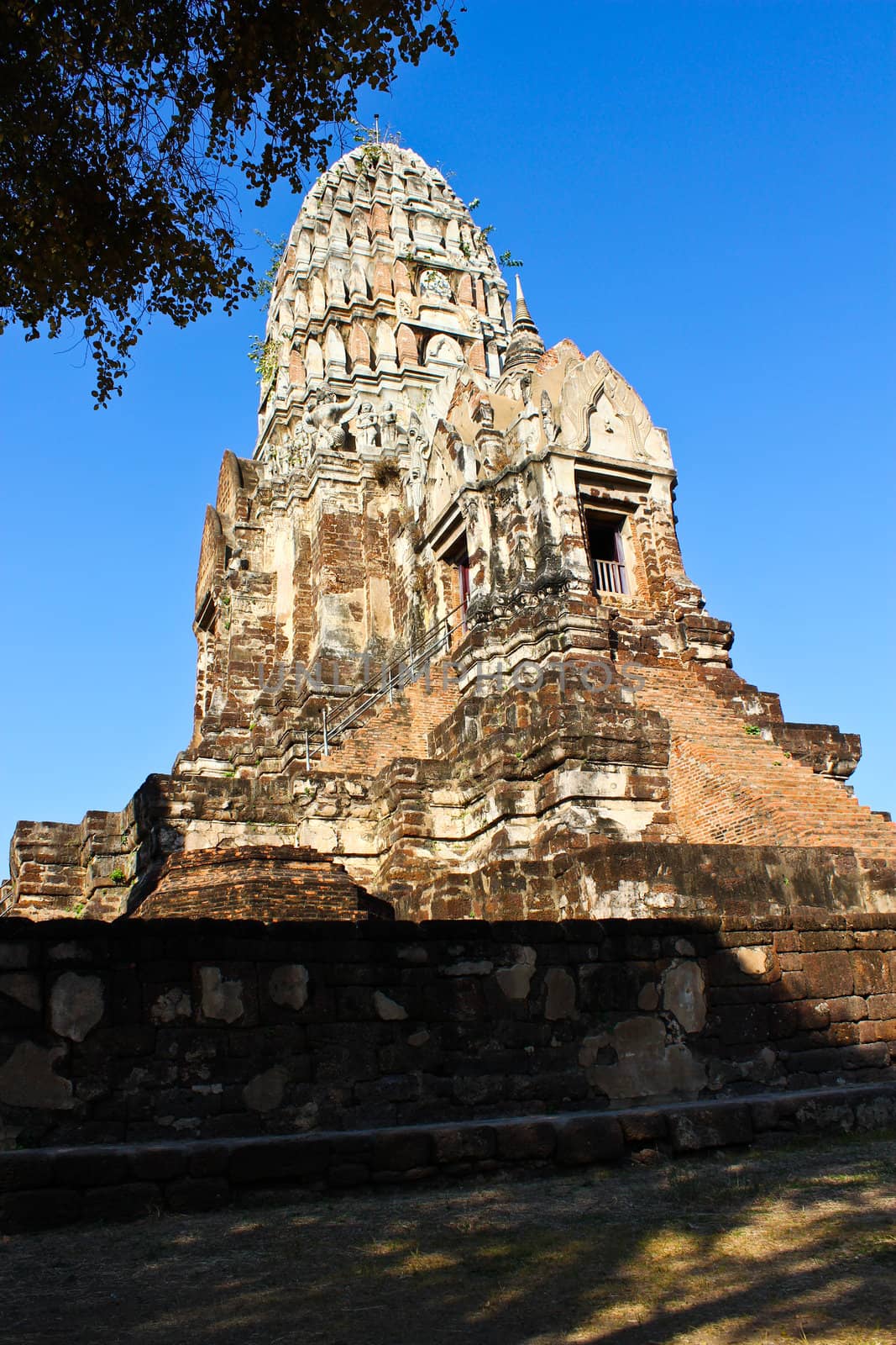 Wat radburana temple in ayutthaya , Thailand by bajita111122