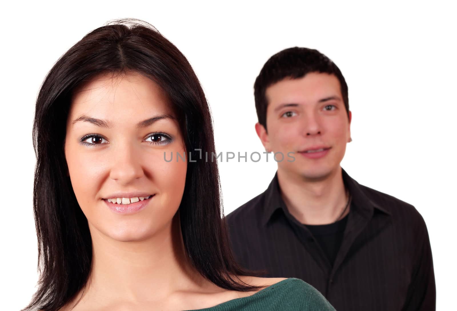 beautiful girl and boy couple by goce