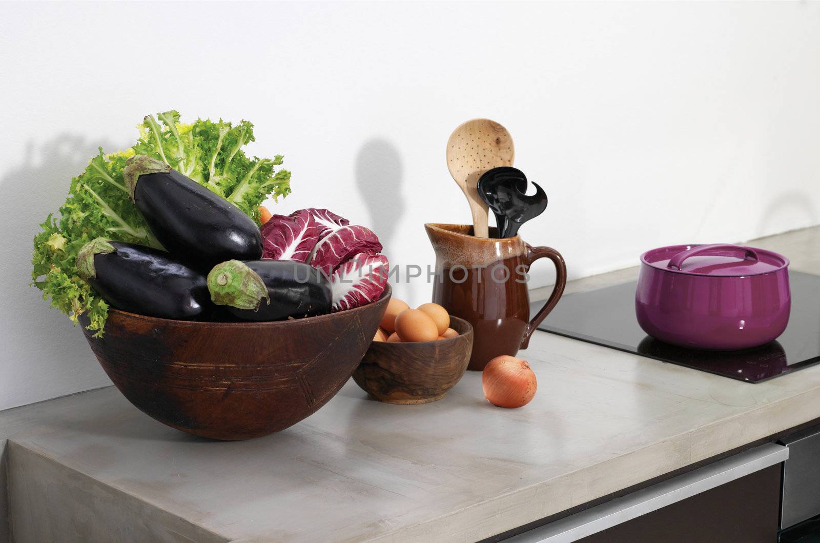 still life on the table in the kitchen