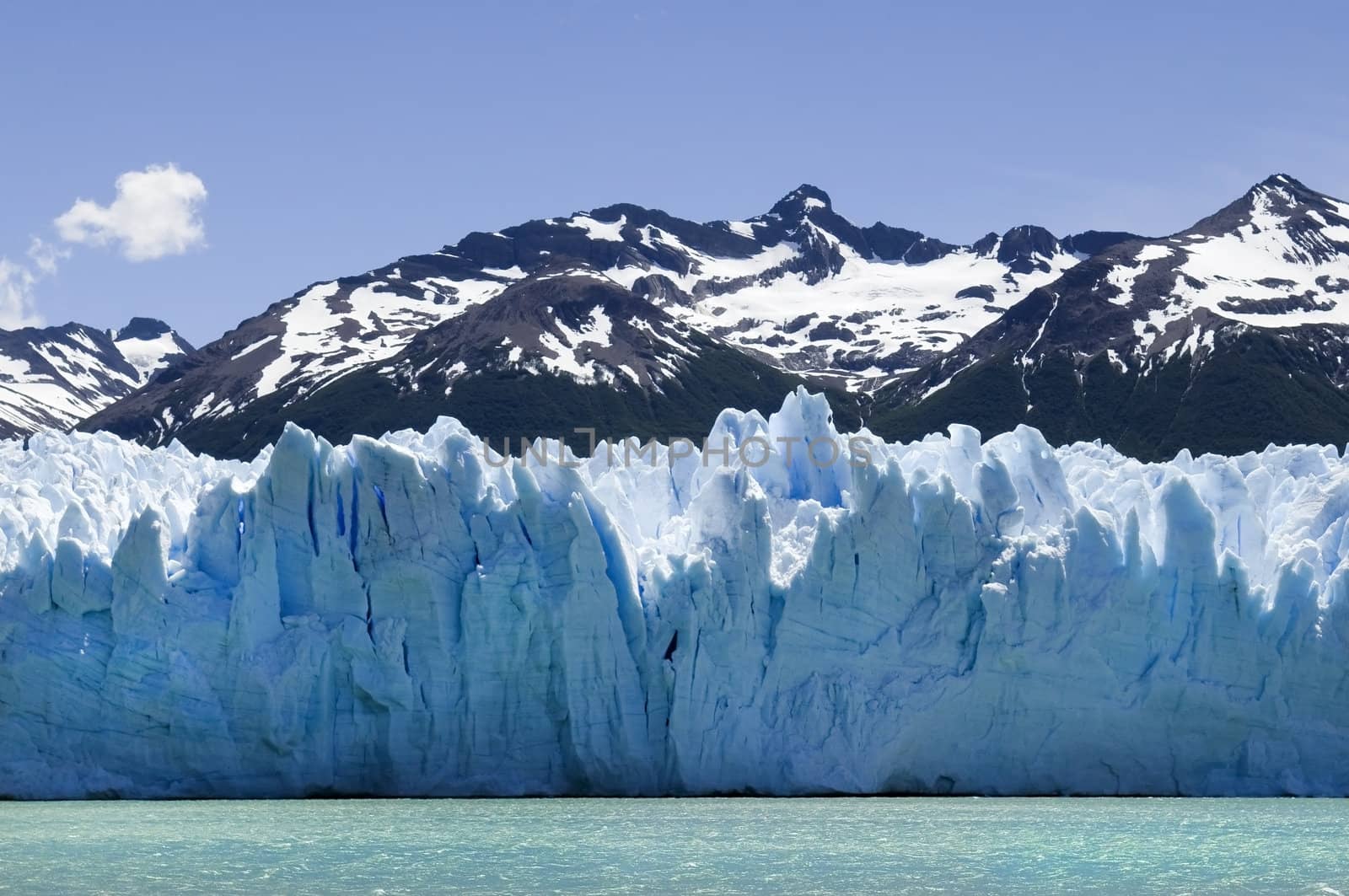beautiful Glacier Perito Moreno in Argentina