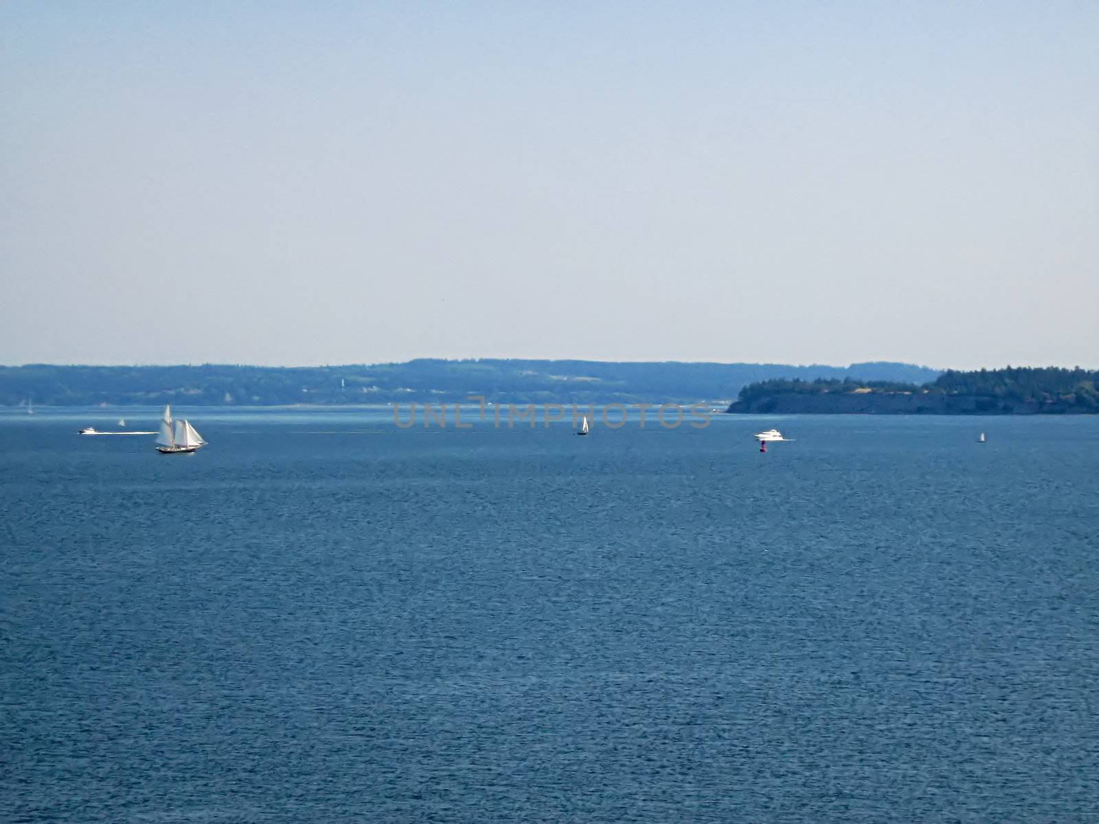 A photograph of boats on a waterway.