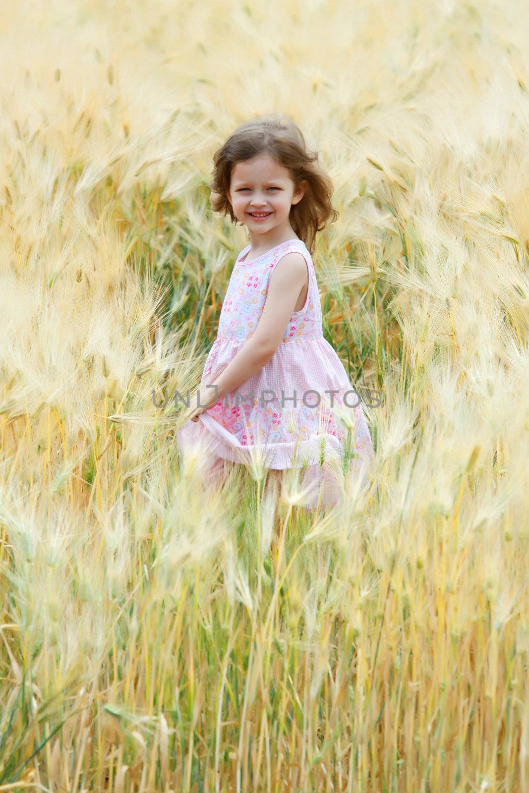 Girl in a field by fogen
