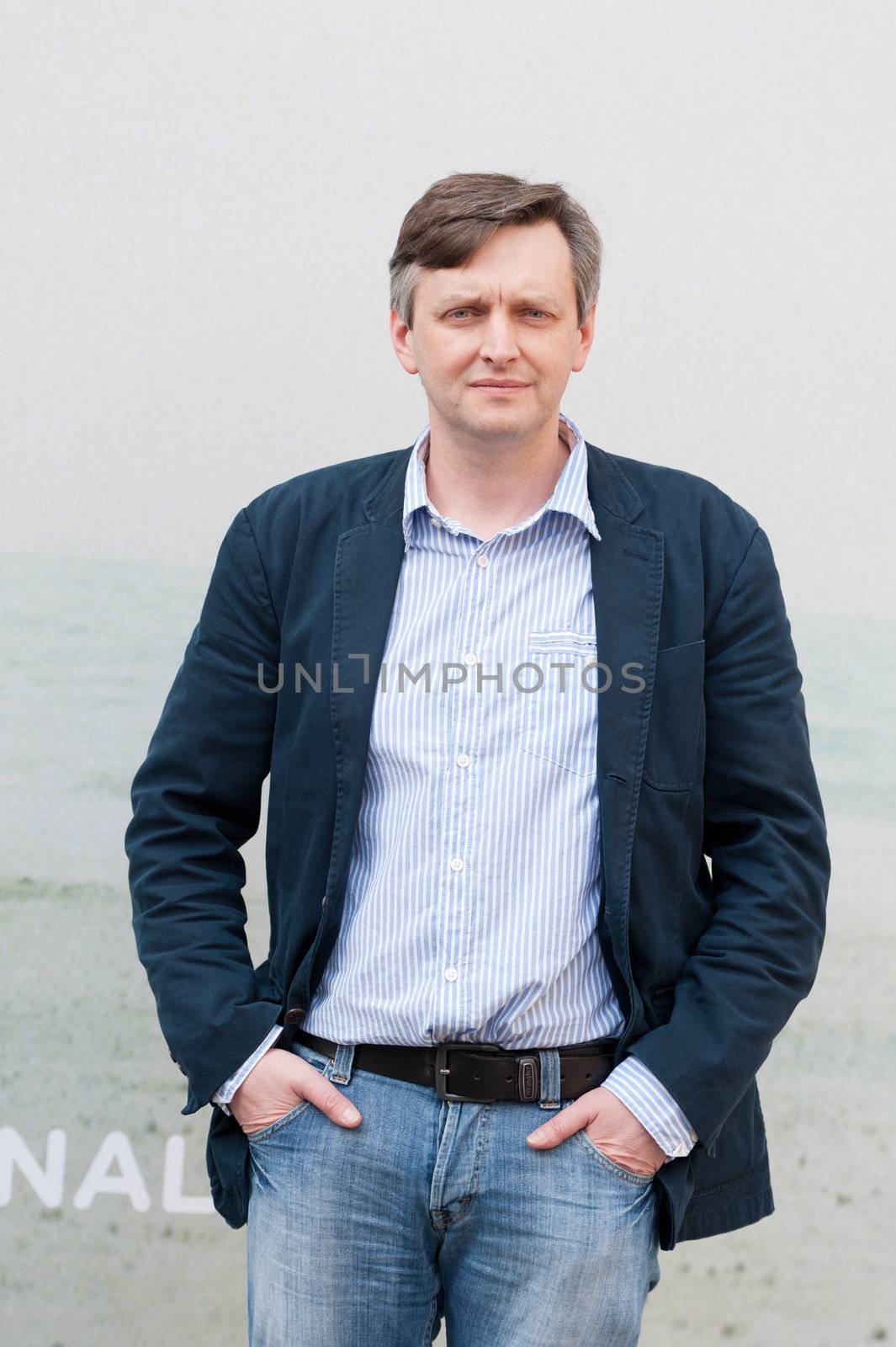 LAS PALMAS, SPAIN–MARCH 17: Sergei Loznitsa, born in Soviet Union, director of movie My Joy (Cannes Film Festival 2010), during LPA International Film Festival on March 17, 2012 in Las Palmas, Spain
