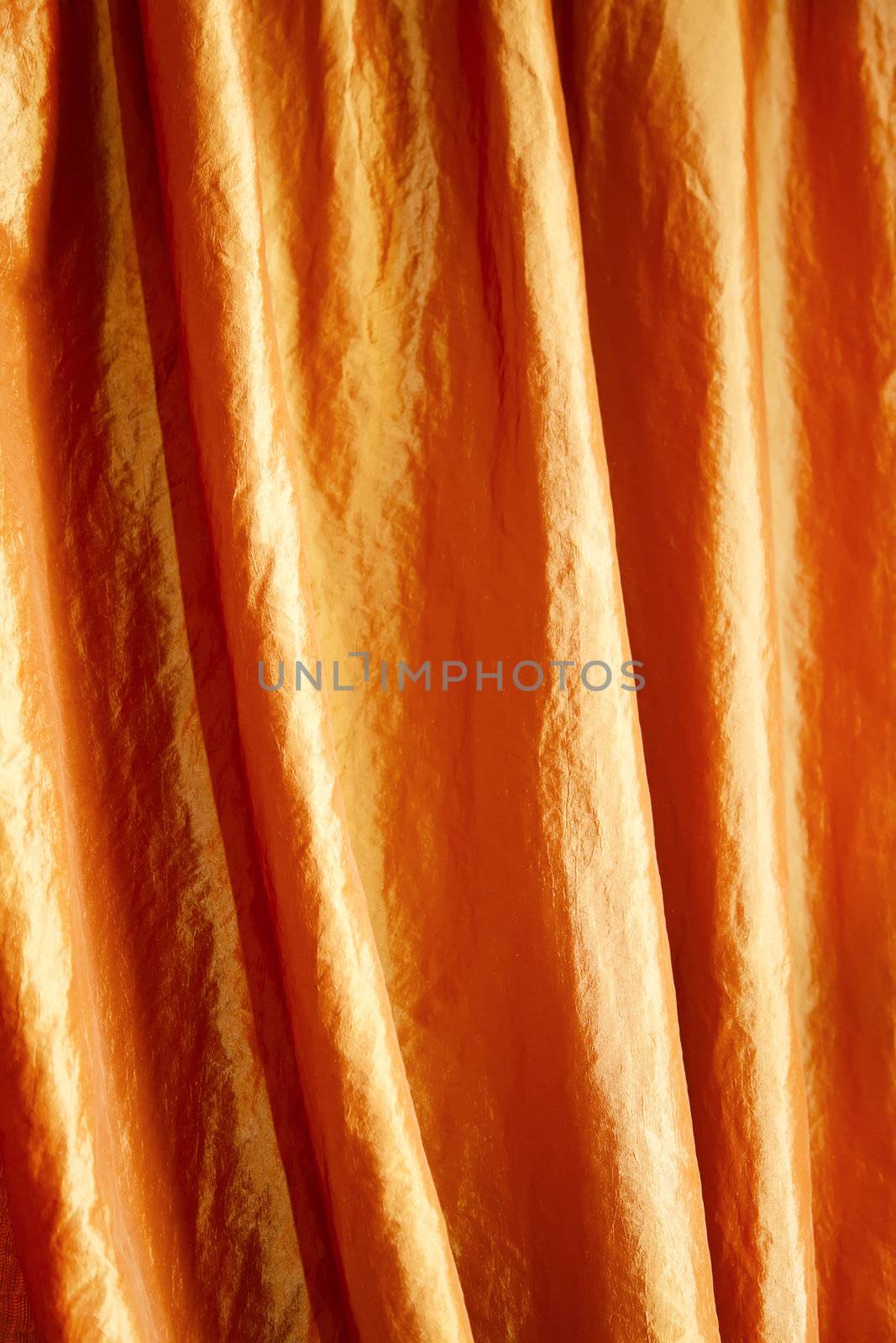 Golden textile taffeta curtain background