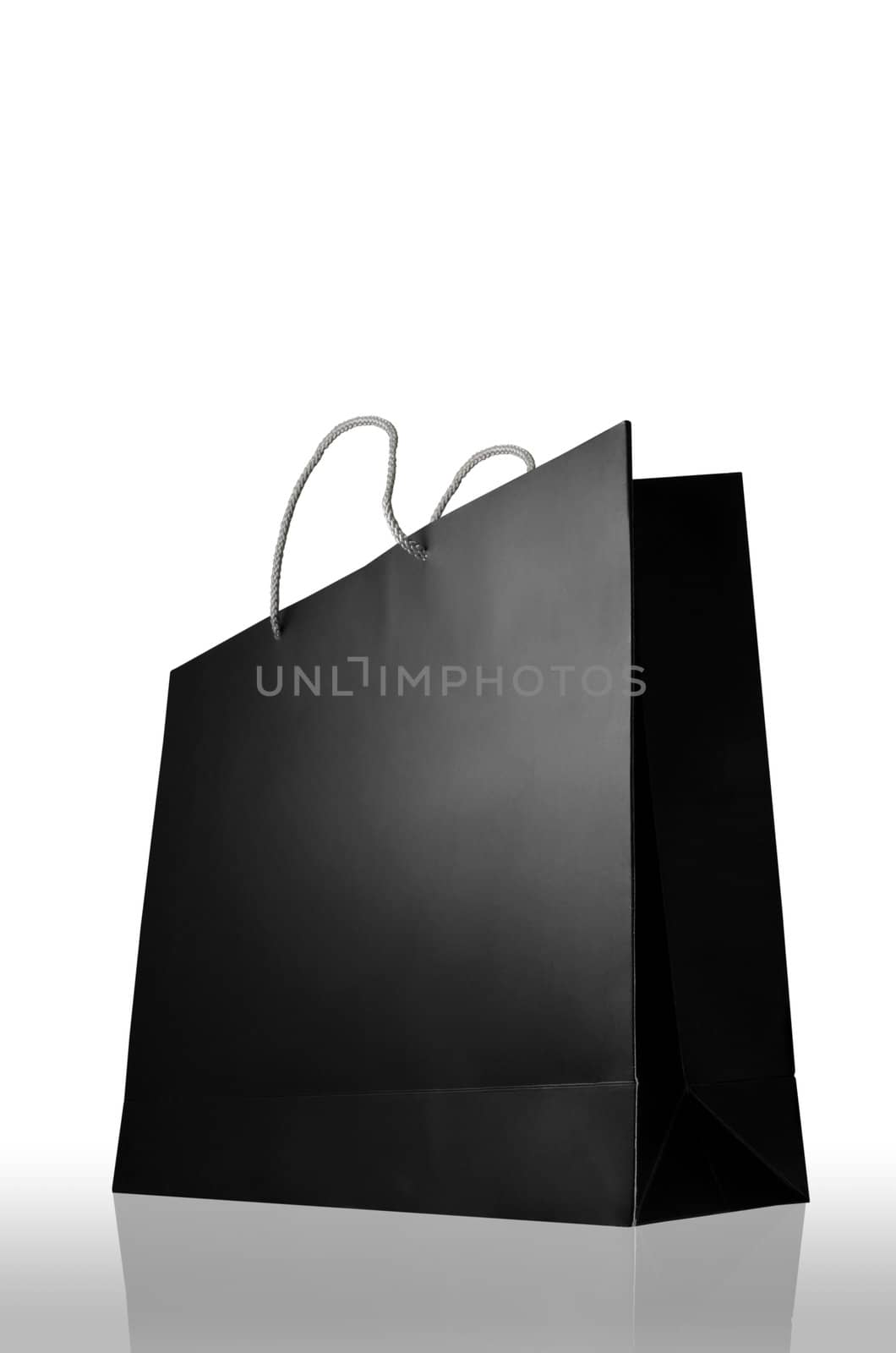 Glaze shopping bag isolated on white background