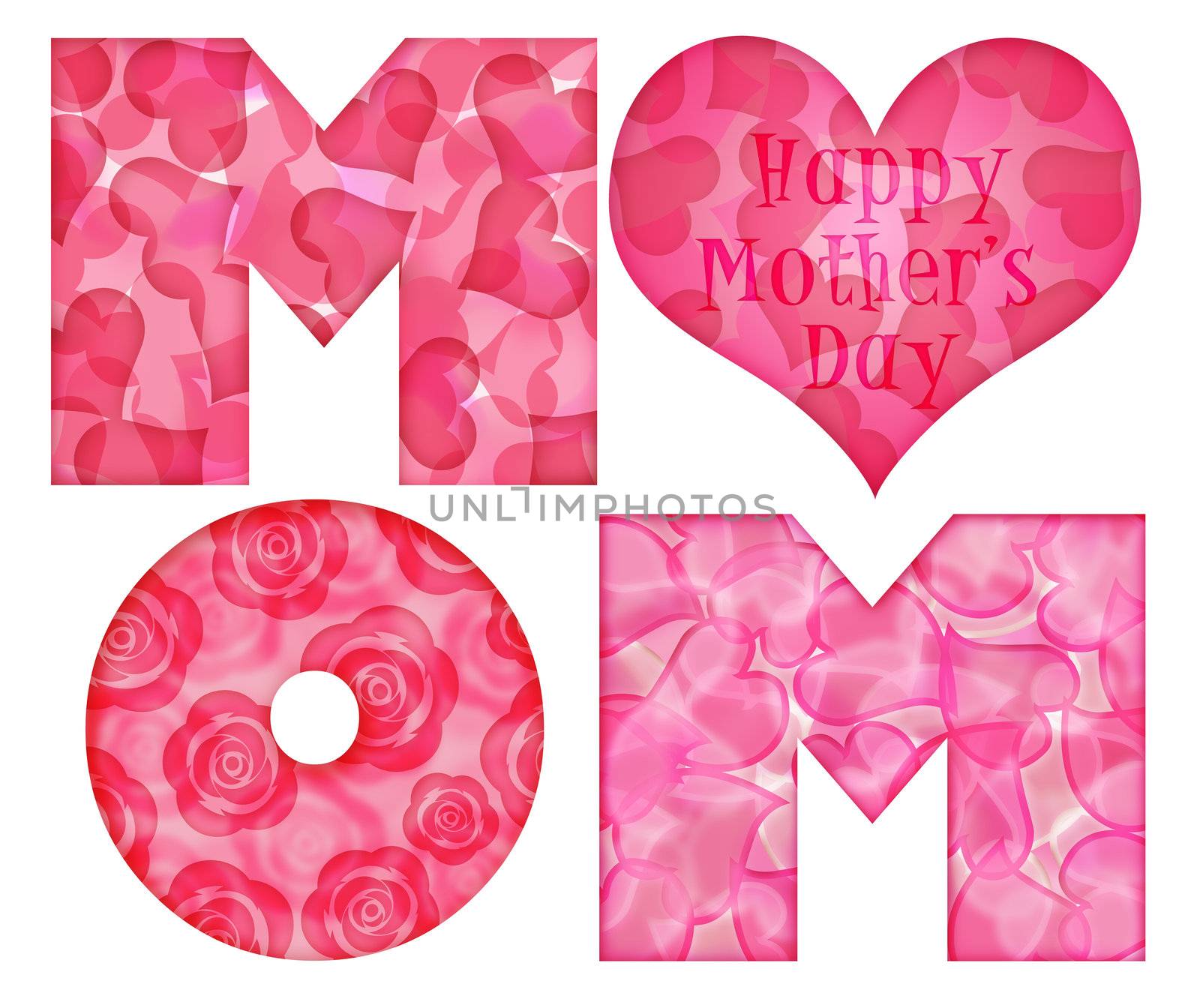 Happy Mother's Day Mom Alphabet by jpldesigns