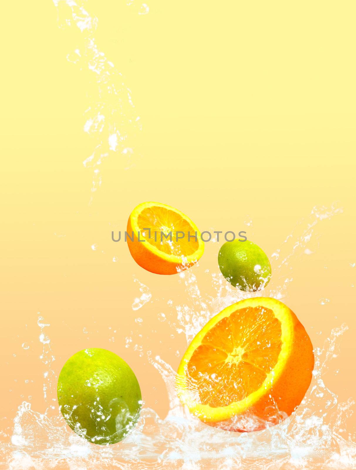 fruit splashing by rakratchada