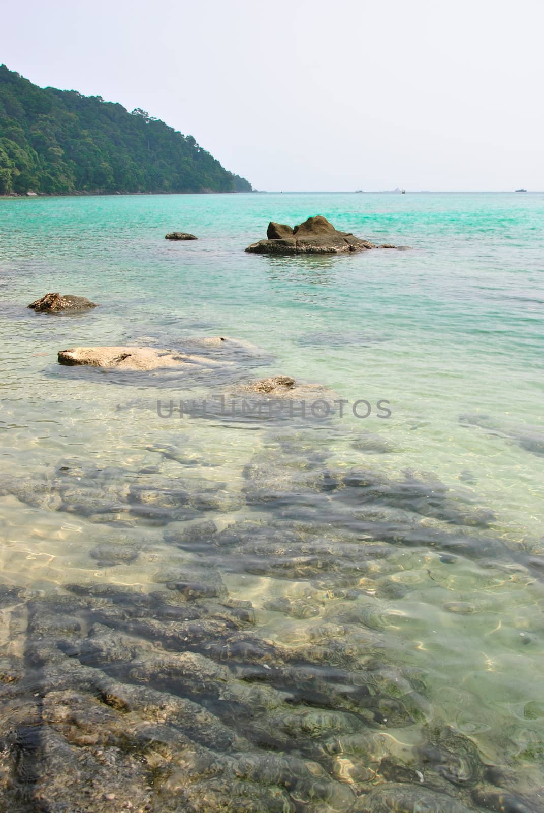 Surin island national park in Thailand