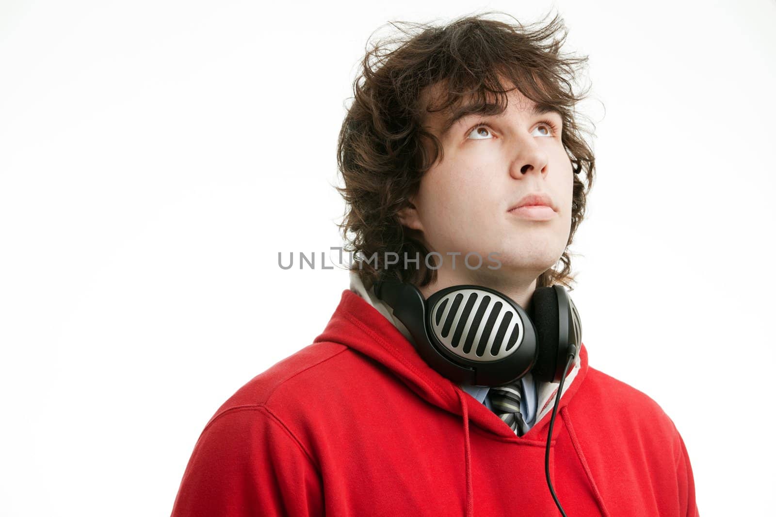 An image of a young man with big headphones