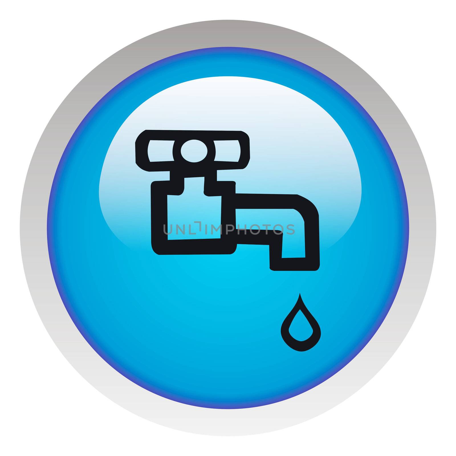 Water tap icon by dacasdo