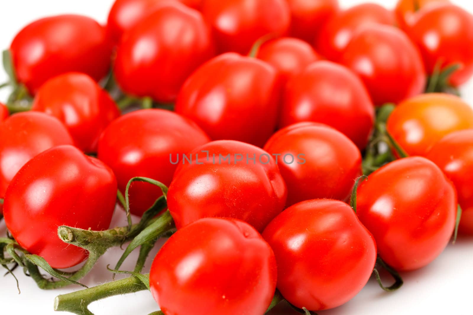 Closeup of cherry tomatoes