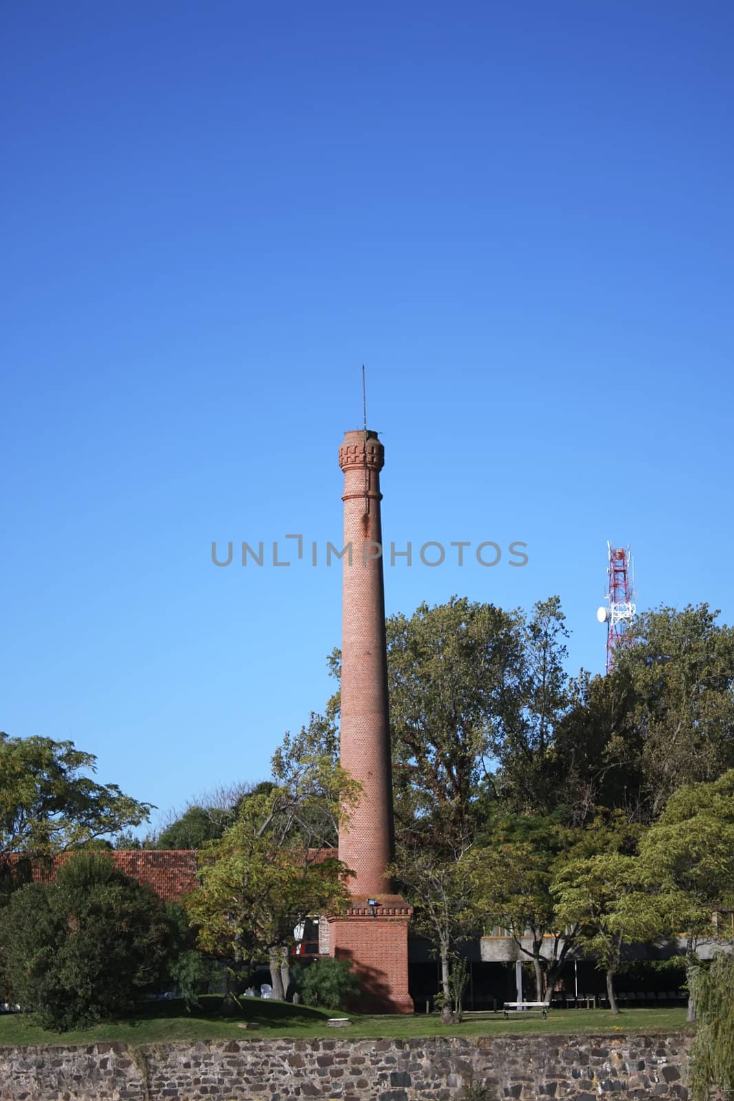 Chimney in Colonia del Sacramento, Uruguay, South america.