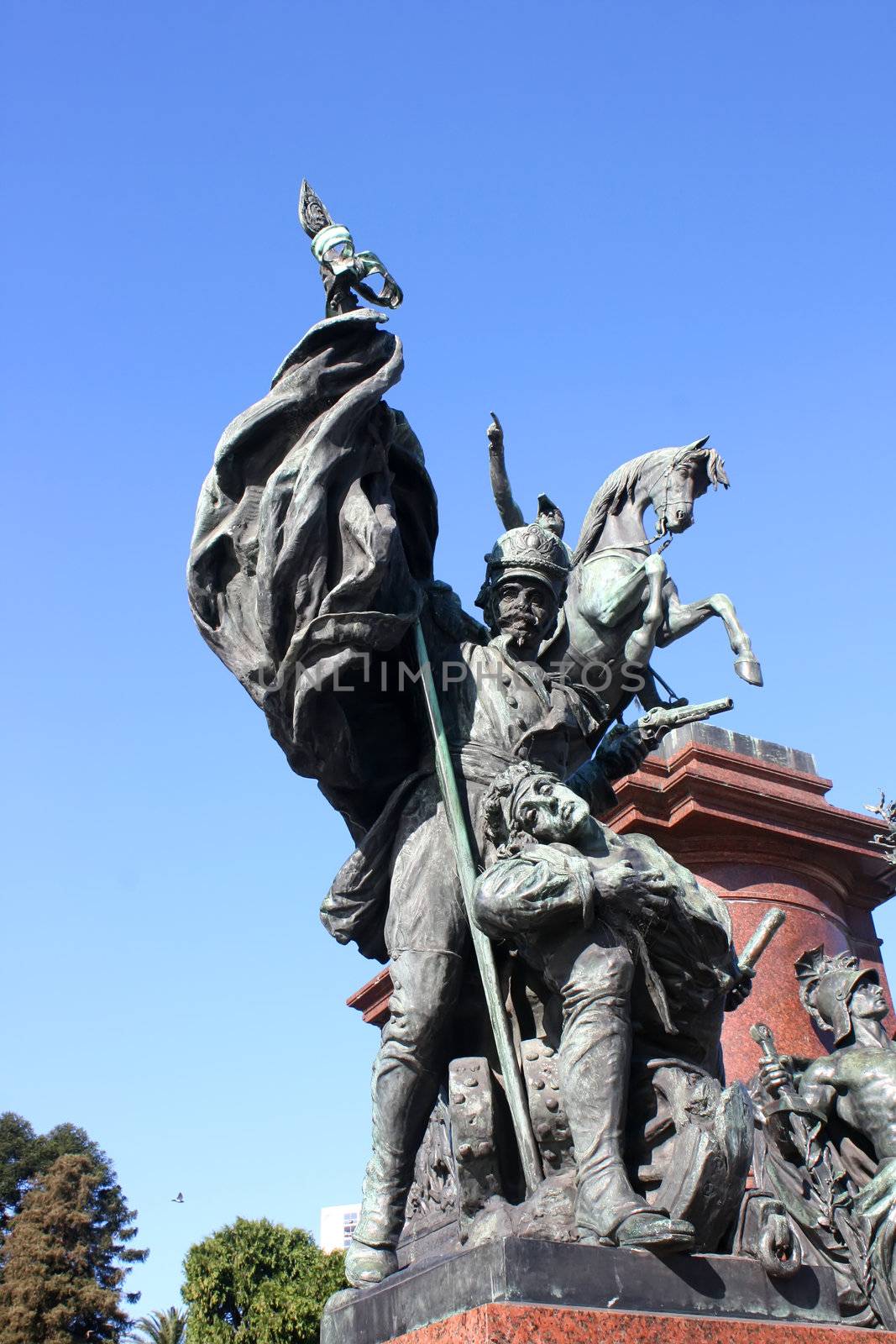 Monument of General San Martin in Buenos Aires, Argentina.