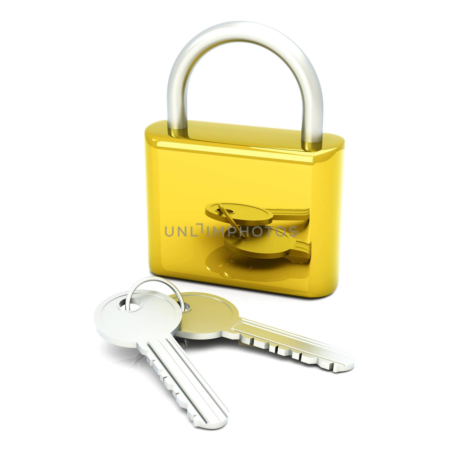 Padlock with Keys	 by Spectral