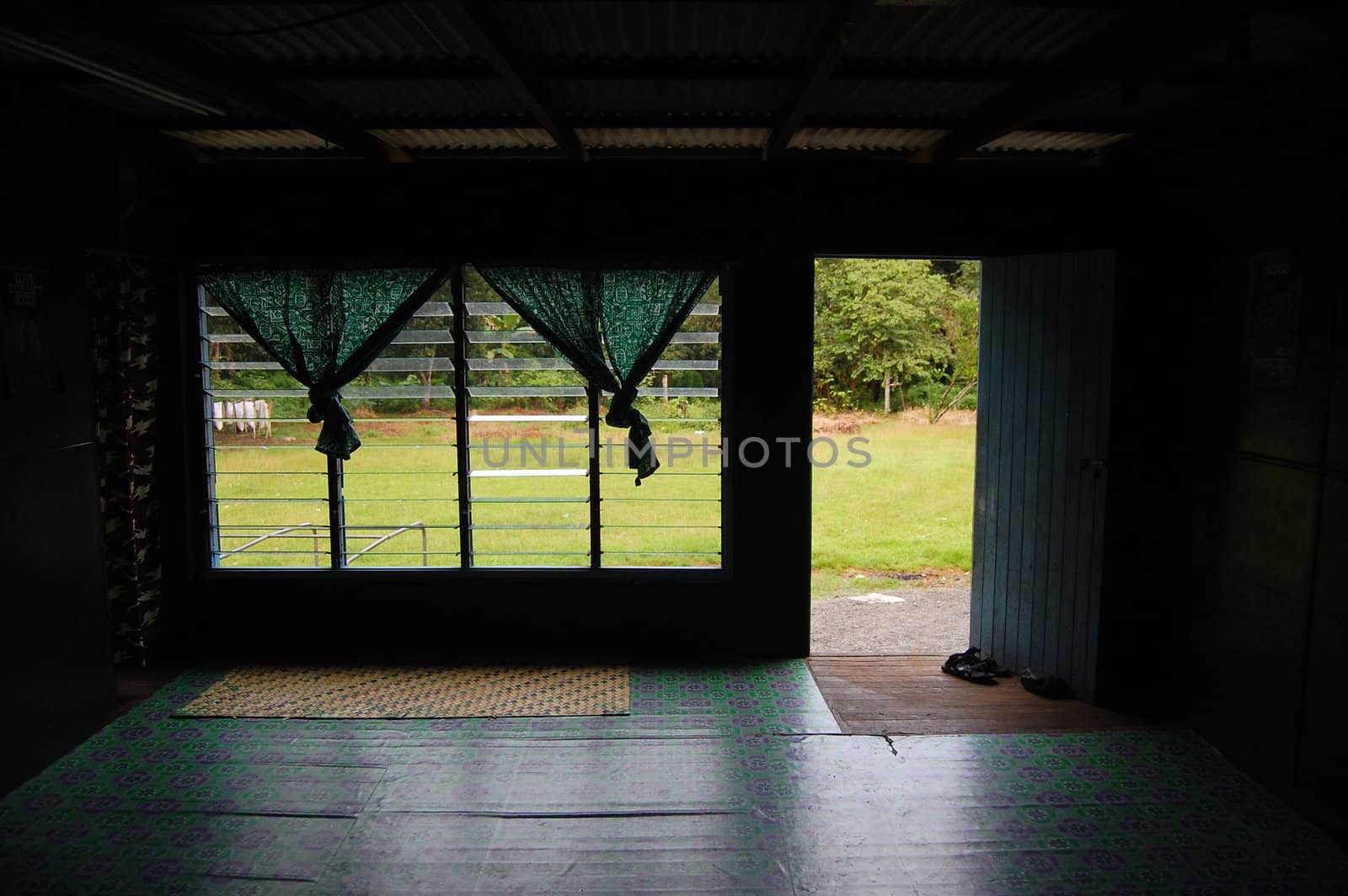 Interier in house in Papua New Guinea by danemo