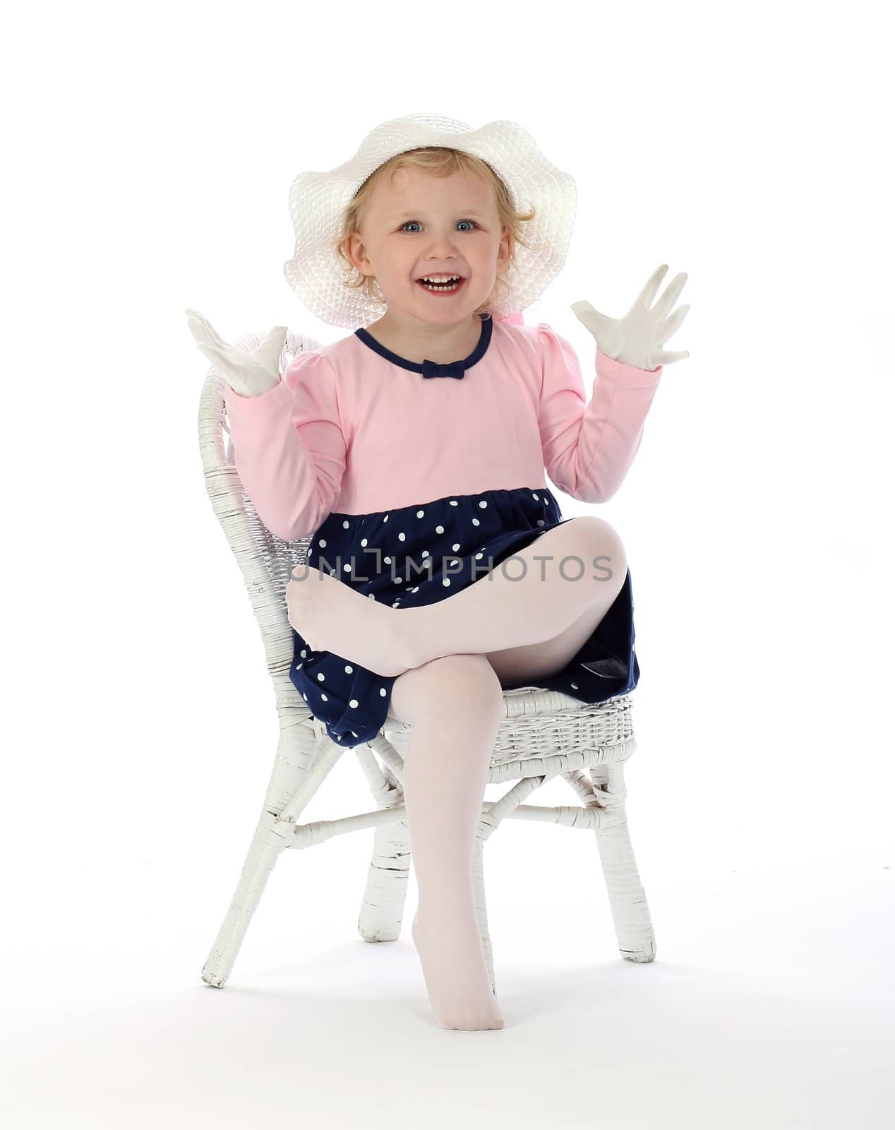 A Happily Surprised Little Girl by libyphoto