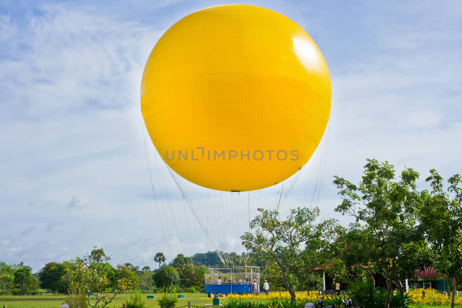 Hot Air Balloon in Siem Reap, Cambodia, Southeast Asia