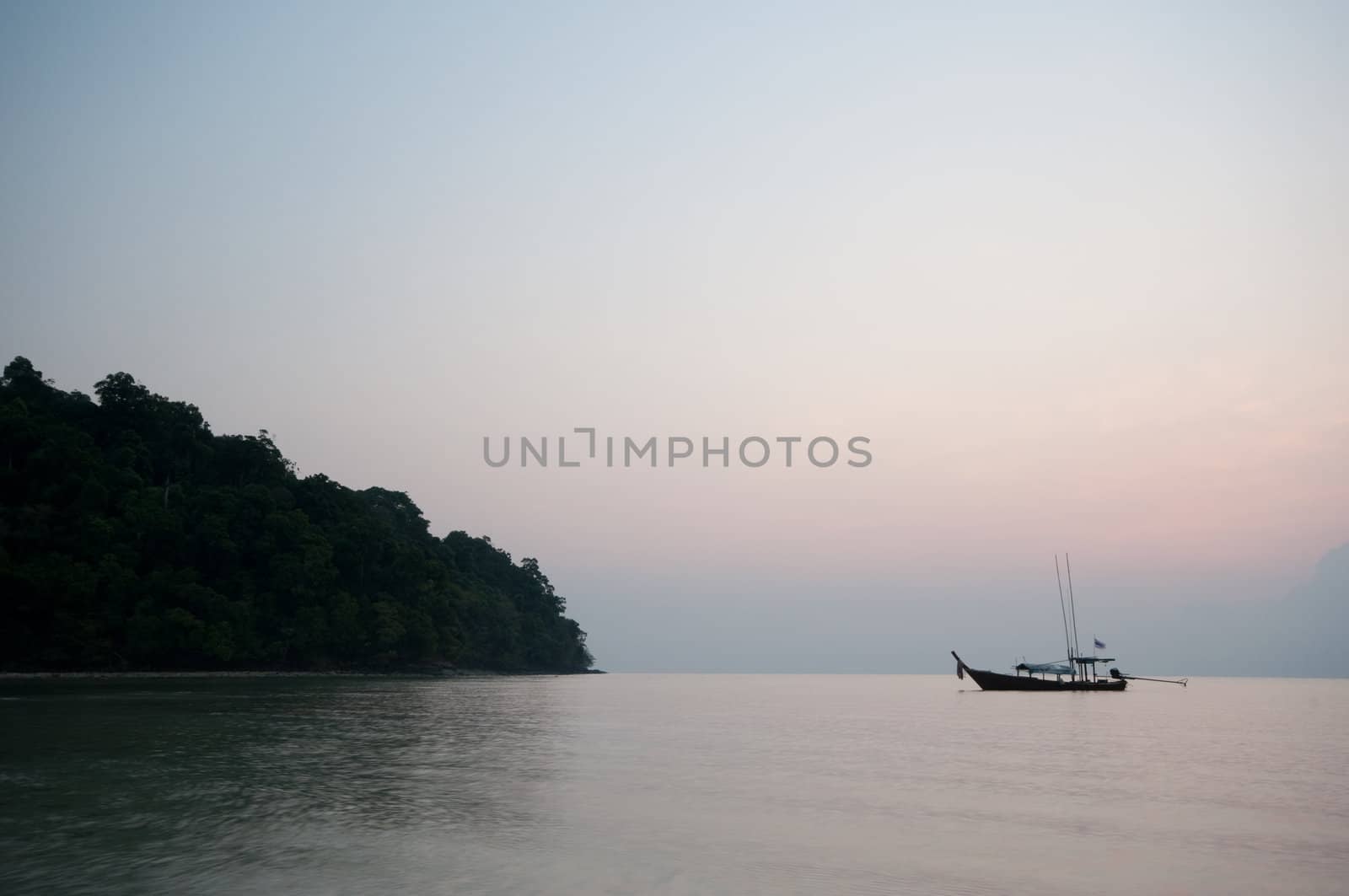 sunrise at Surin island,the southern of Thailand