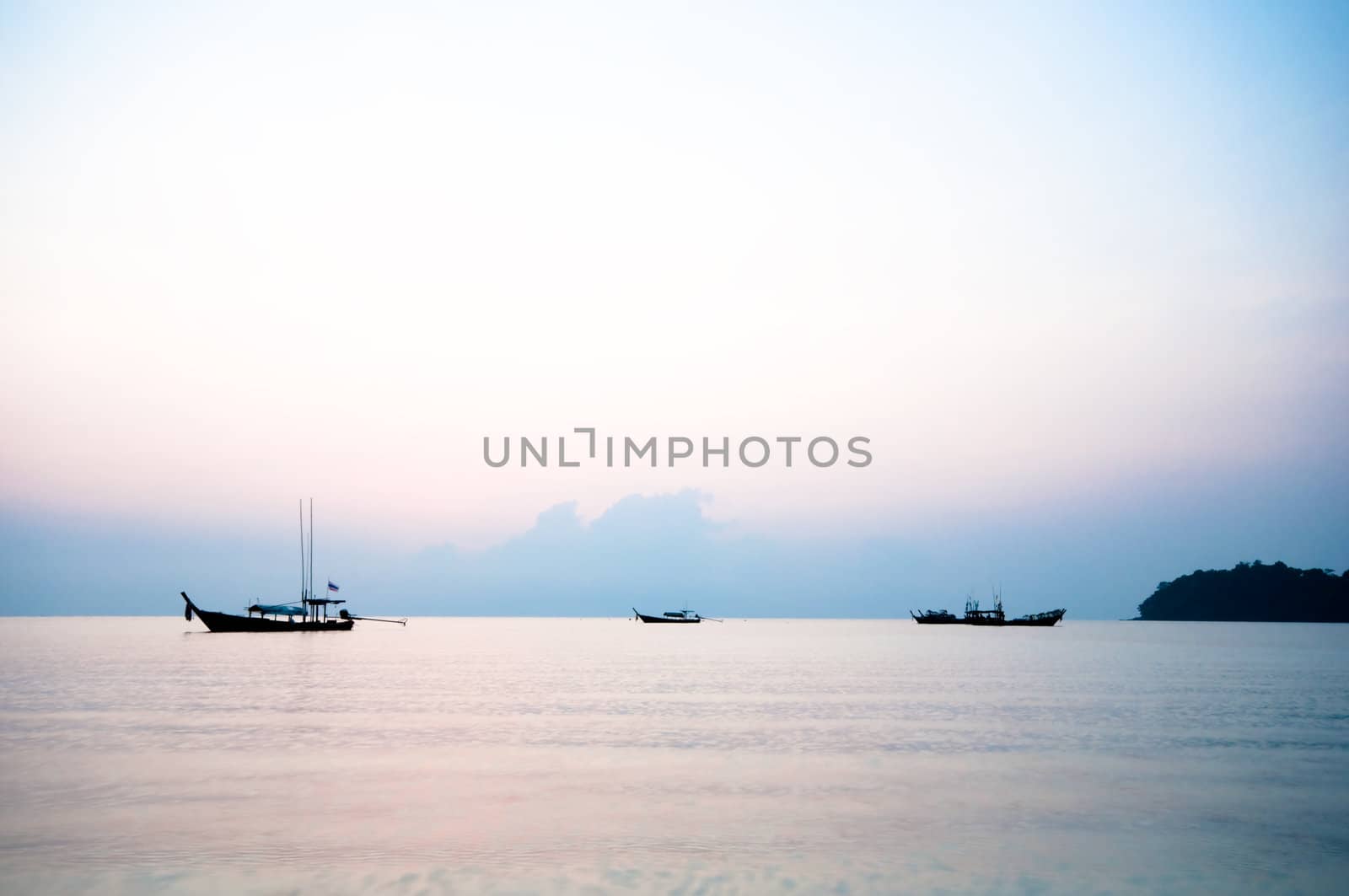 sunrise at Surin island,the southern of Thailand