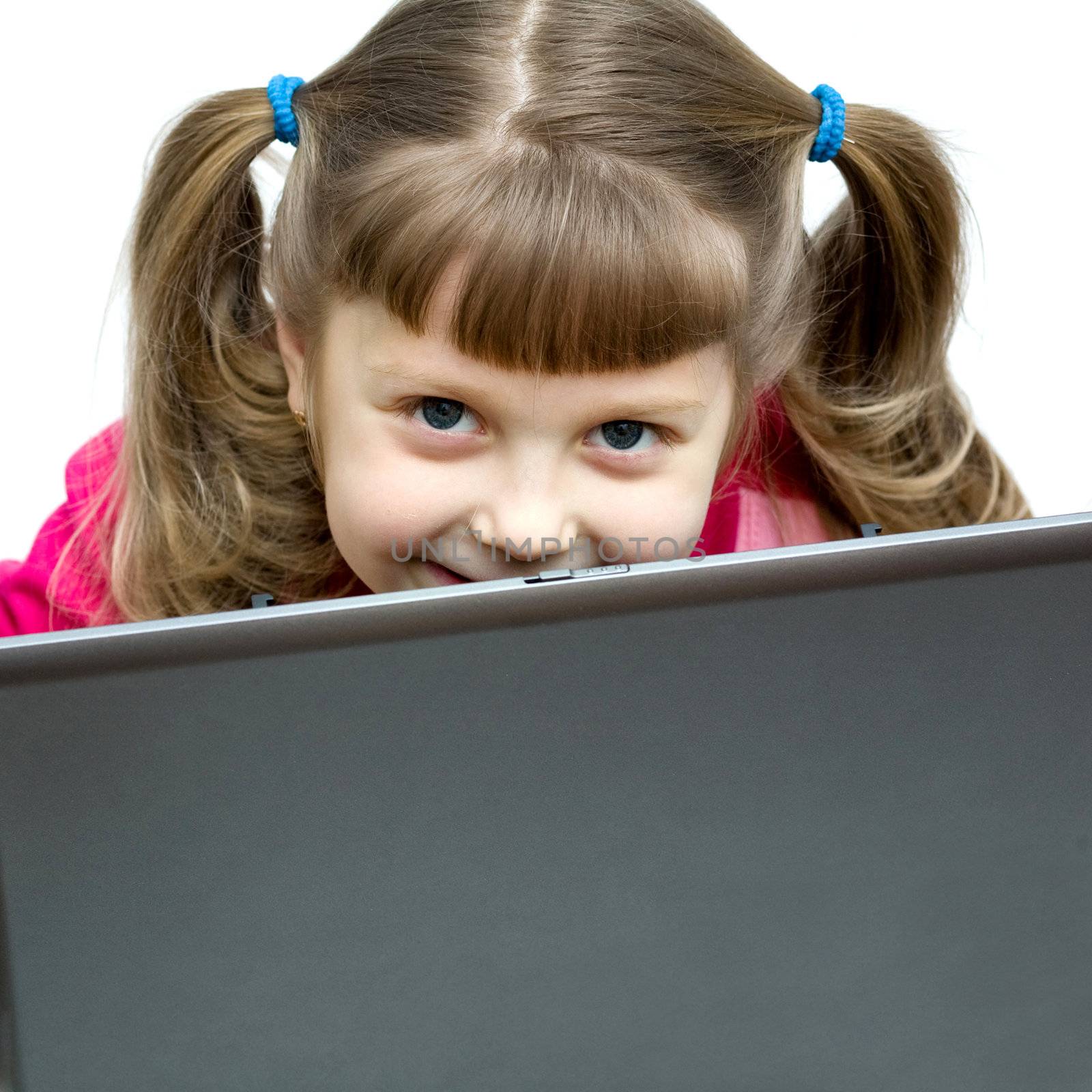 Stock photo: an image of a pretty playful girl