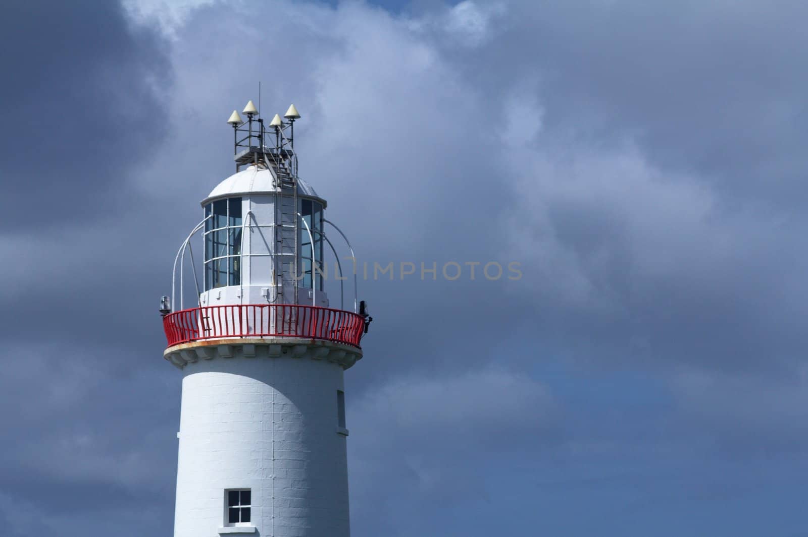 Lighthouse and sky on the Irish coast