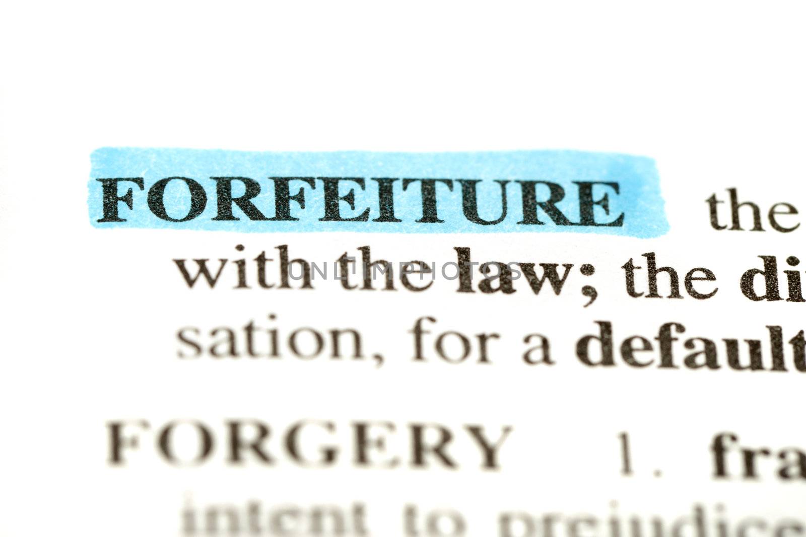 Forfeiture Definition by mattvanderlinde