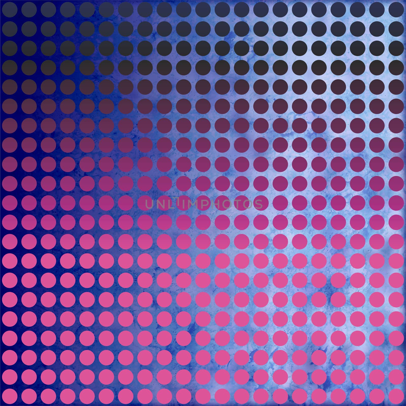 grunge magenta and blue dots background