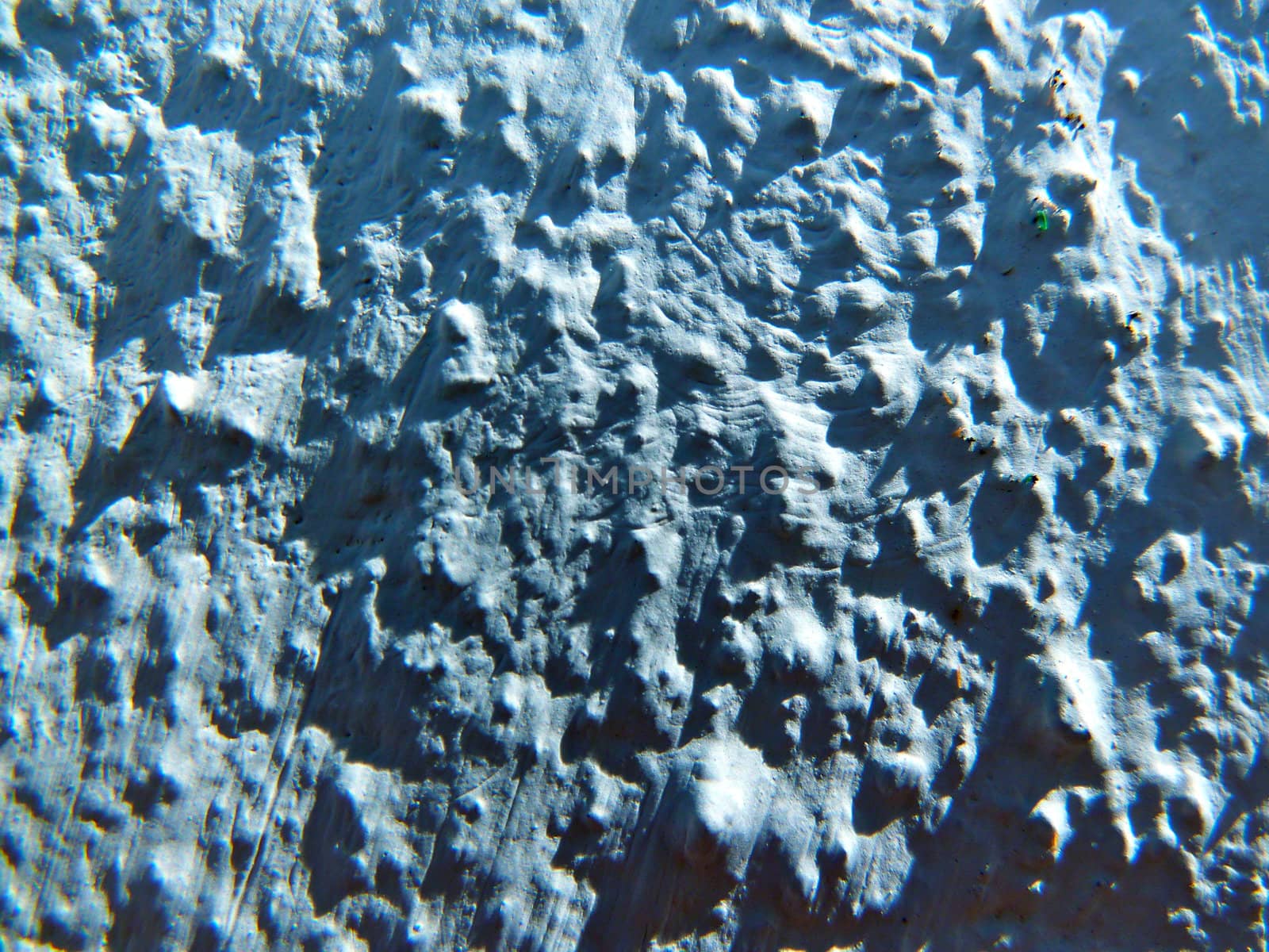 closeup of a blue textured surface