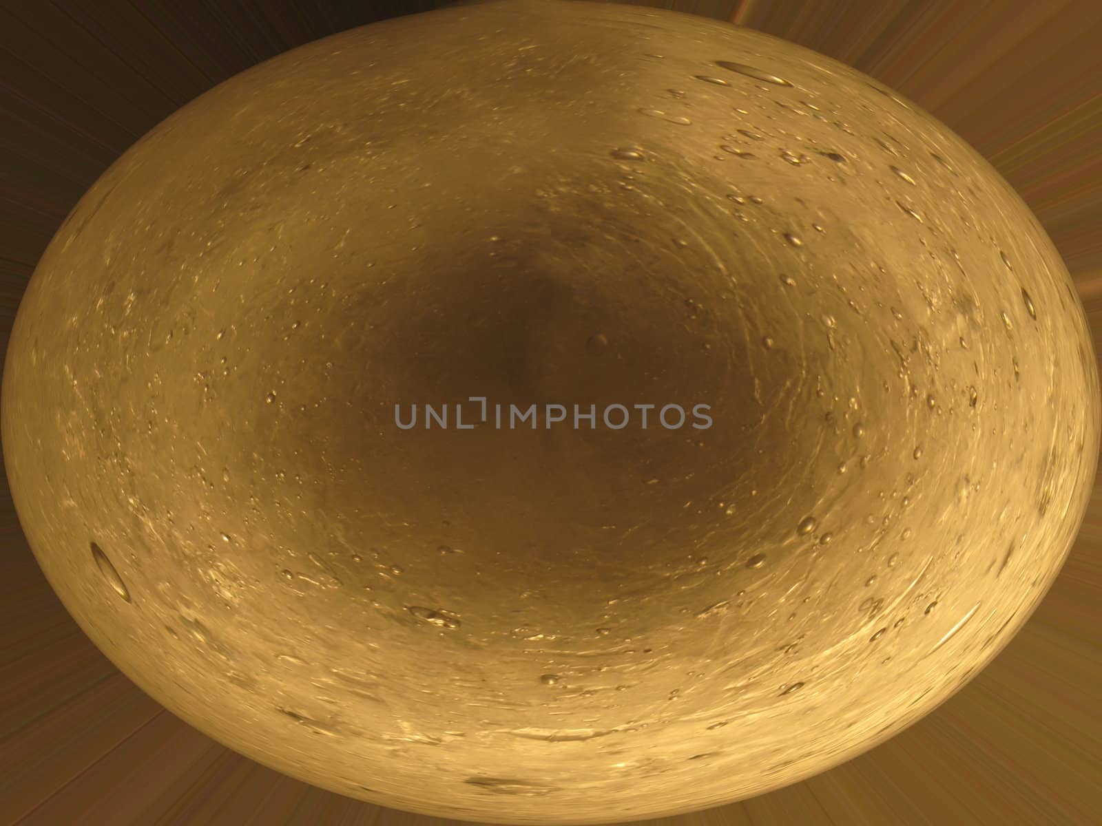 Golden oval abstract background by alexmak