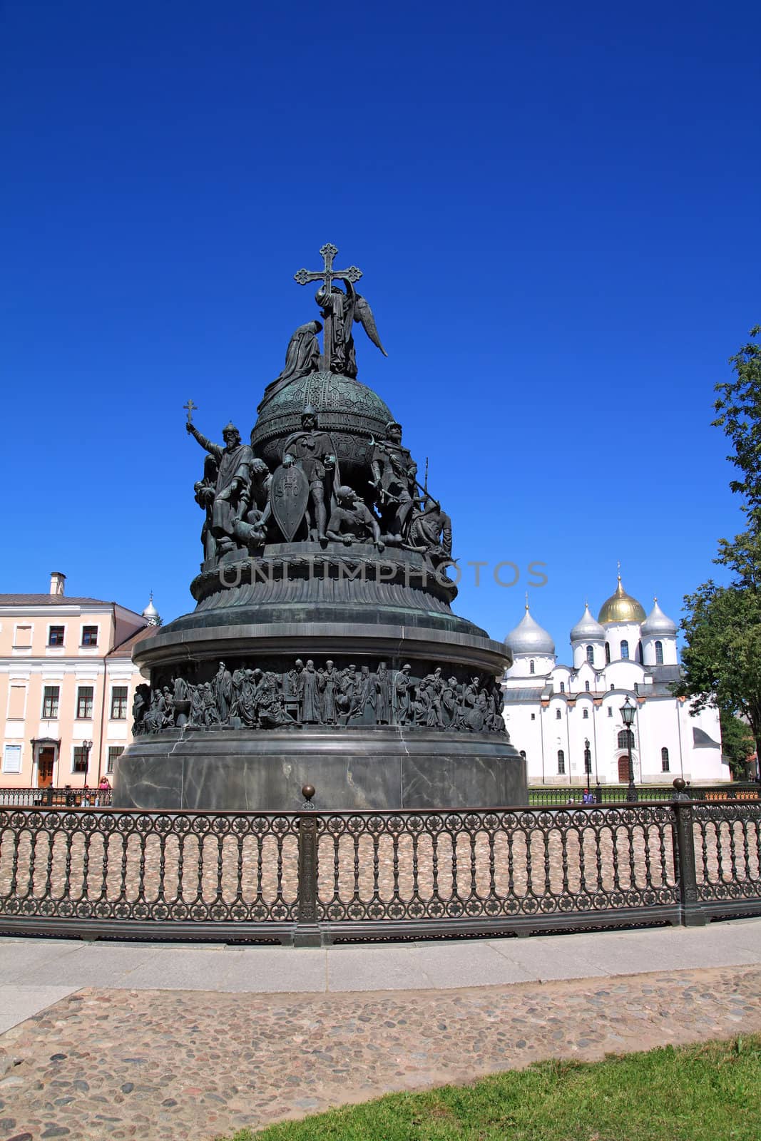 monument of the millennium to Russia in Great Novgorod