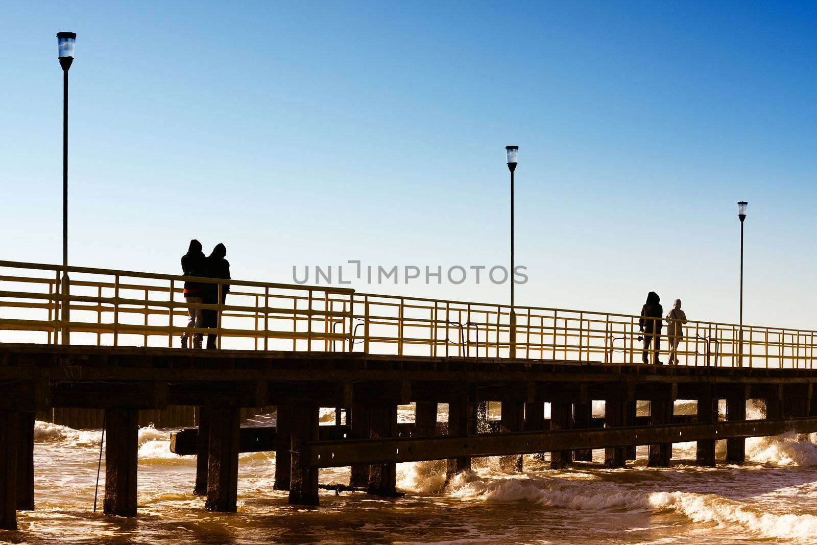 A walk on the Pier by Wajan