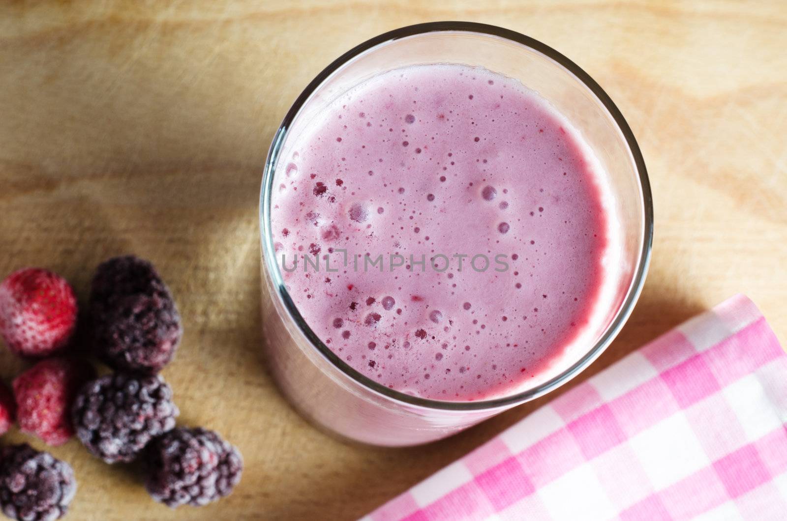 Summer Berry Soya Smoothie by frannyanne