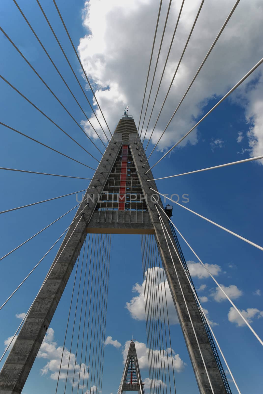 Megyeri bridge in hungary (almost Steven Colbert bridge)