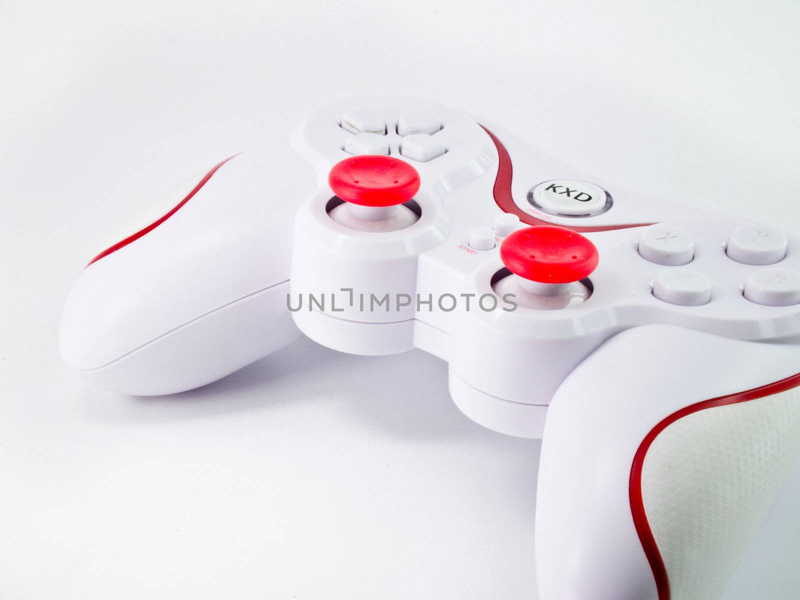 This is a joystick on white background