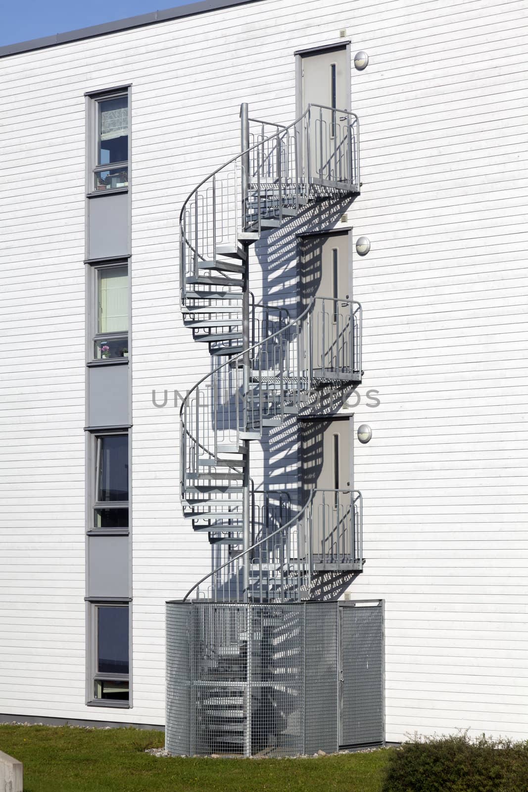External metallic staircase by Portokalis