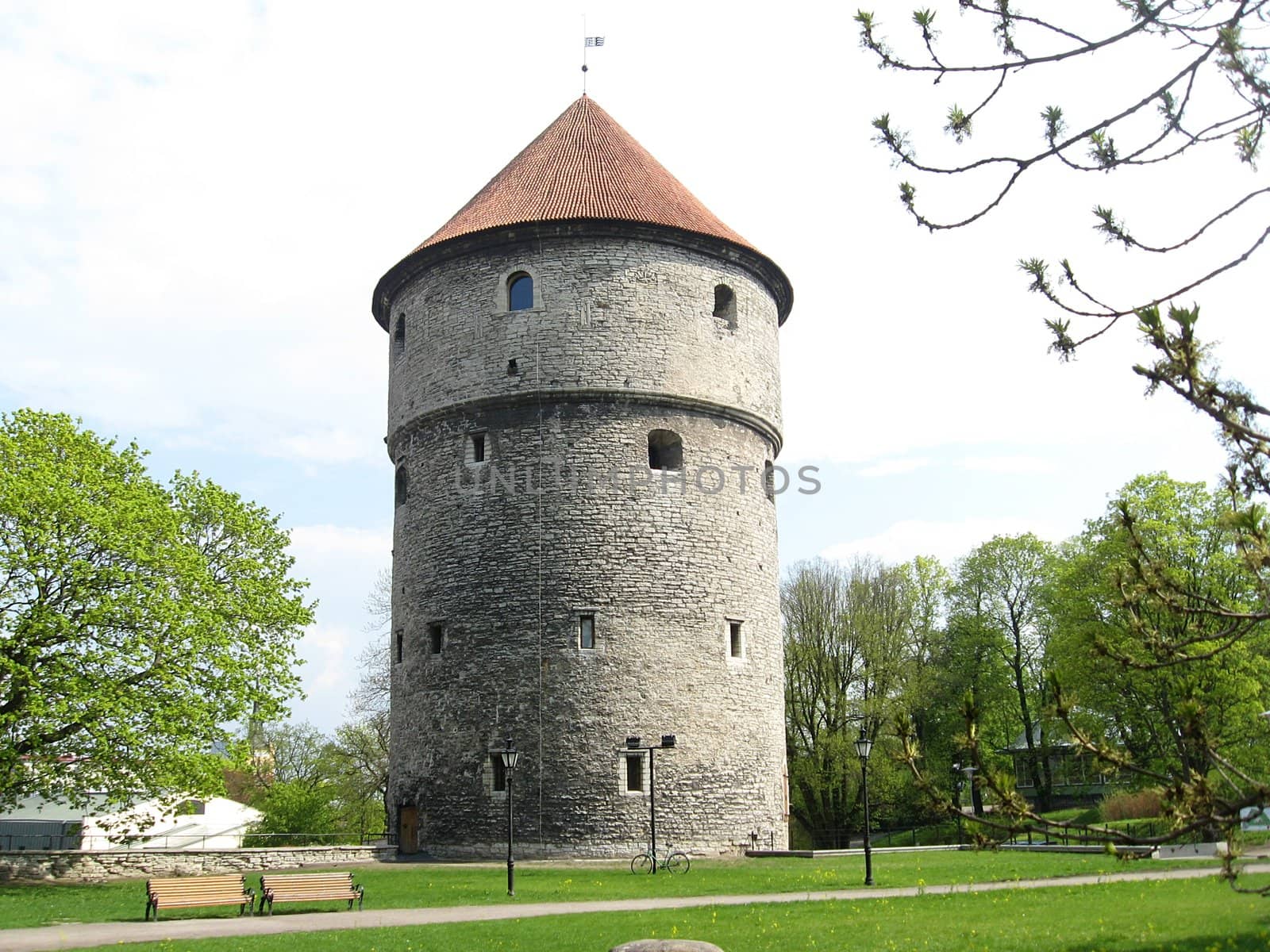 Tower "Kiek in de Kök" in Old Tallin, the capital of Estonia