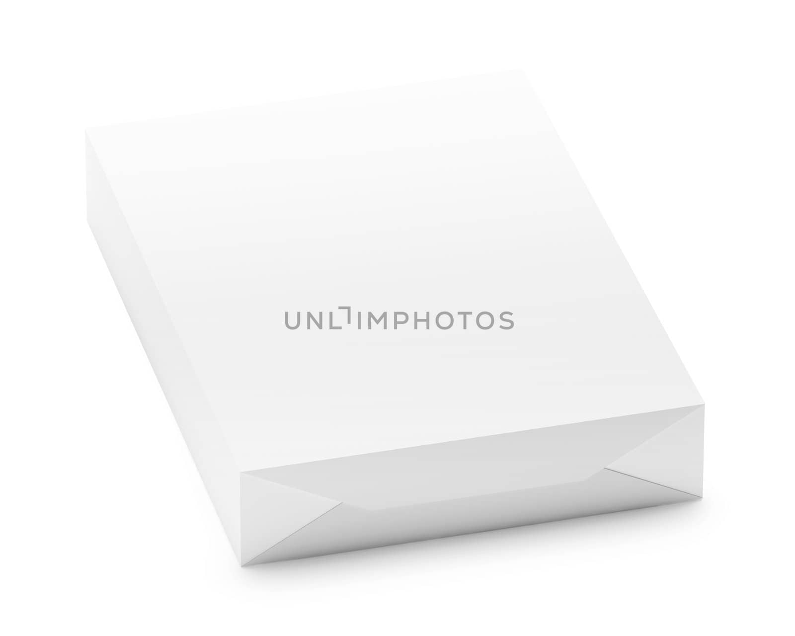 Paper Box. This image contains clipping path for easy background removing.