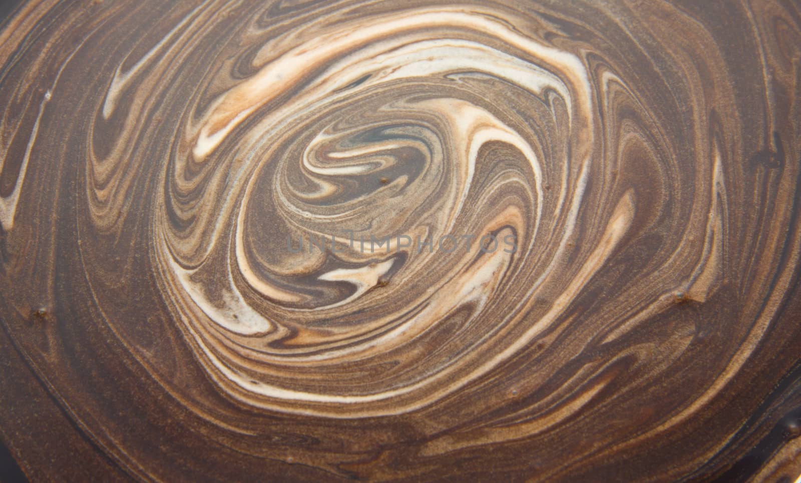 Picture of chocolate texture mixed with some icrecream