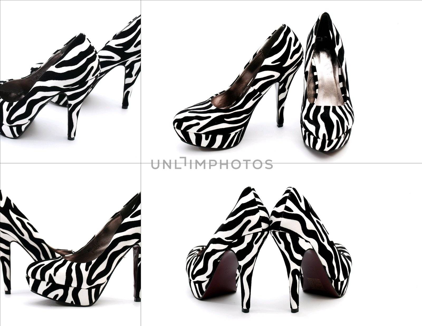 zebra fashion shoes by nehru