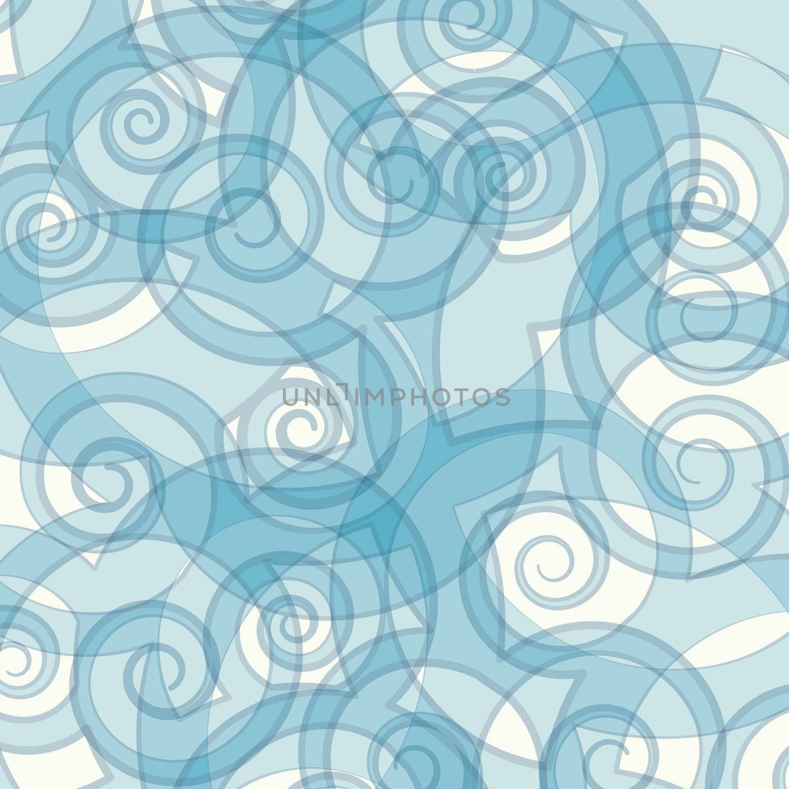 abstract blue color swirly background by antkevyv