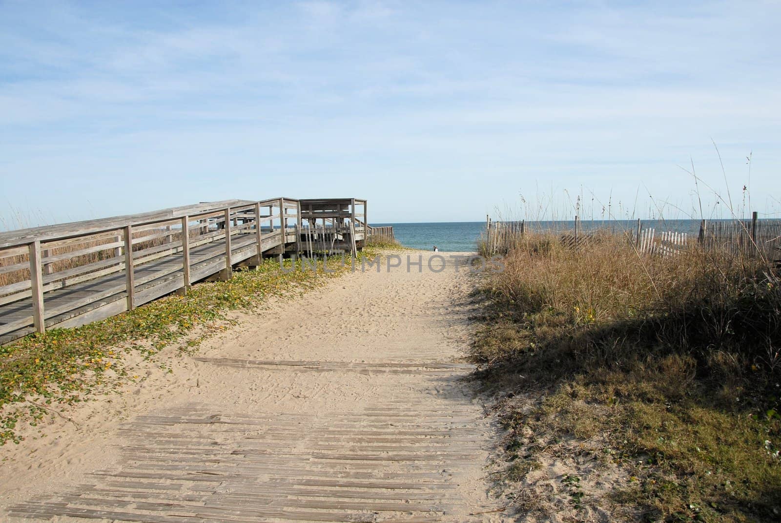 A path to the beach in North Carolina