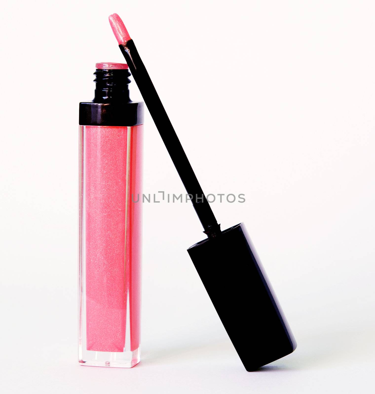 Rose wet lipstick with brush by iryna_rasko