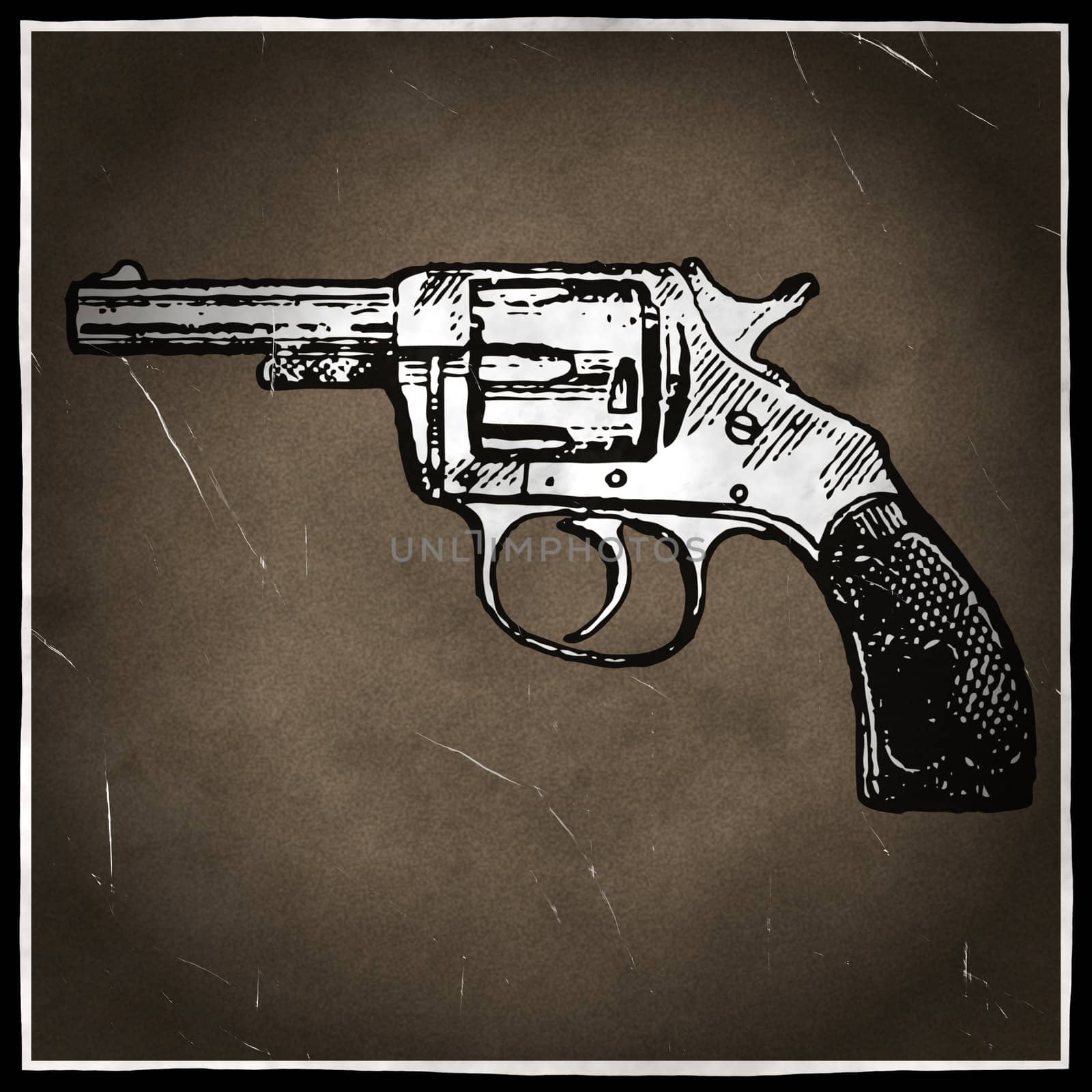 vintage revolver by nadil