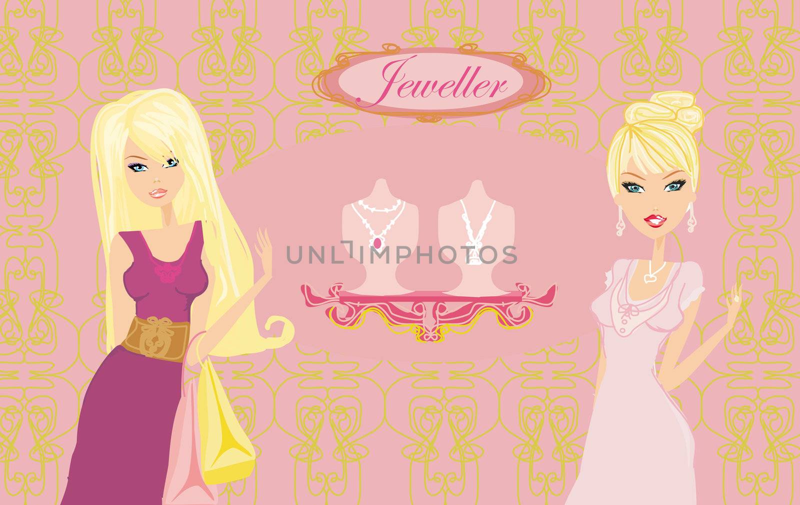 Girls and jewellerys