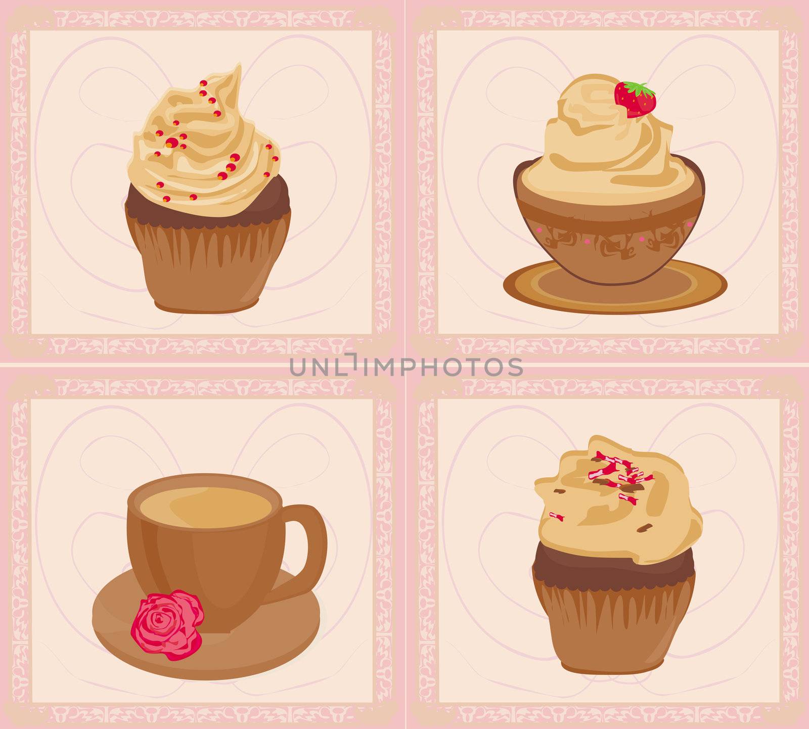 sweet dessert set